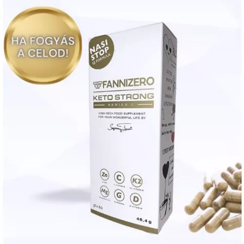 FANNIZERO Keto Strong Series 2. NasiStop 60 kapszula - 