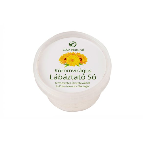 G&A natural products körömvirágos lábáztató só édesnarancs illóolajjal 140 g