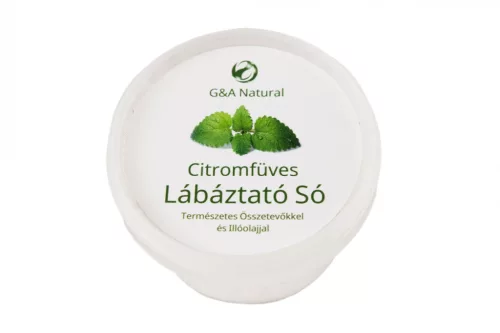 G&A natural products lábáztató só citromfüves illóolajjal 125 g - 
