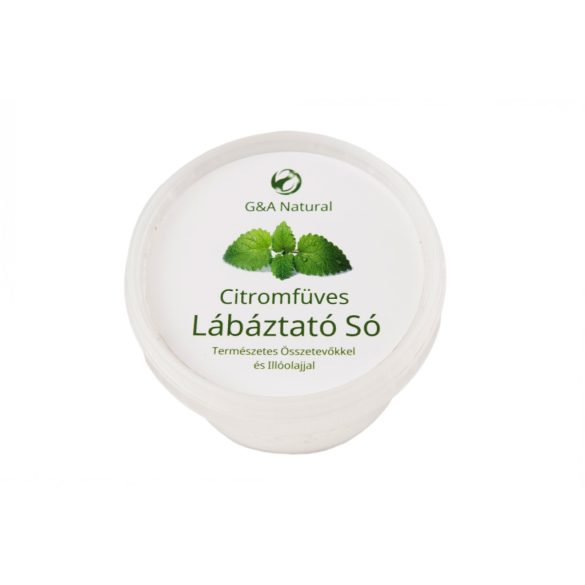 G&A natural products lábáztató só citromfüves illóolajjal 125 g