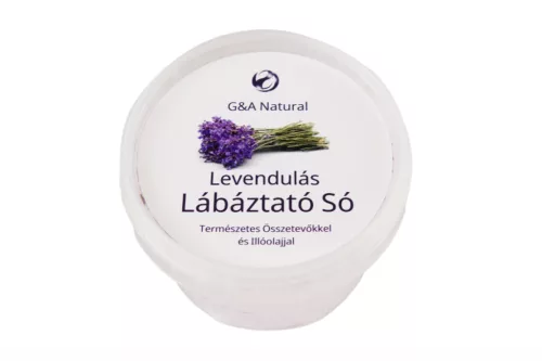 G&A natural products lábáztató só levendulás illóolajjal 130 g - 