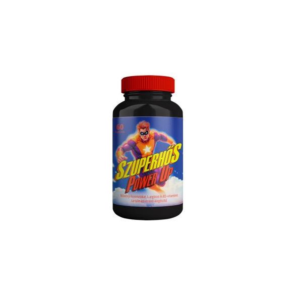 Szuperhős Power Up - étrend-kiegészítő kapszula (60db)