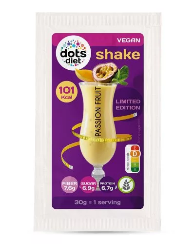 Dotsdiet shake por maracuja ízű 30 g - Bio és natúr étrendkiegészítők