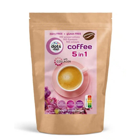 DOTSDIET KÁVÉ KOLLAGÉNES ÉDESÍTŐVEL 150G