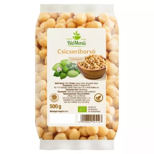 BioMenü BIO CSICSERIBORSÓ 500 g – Hüvelyes