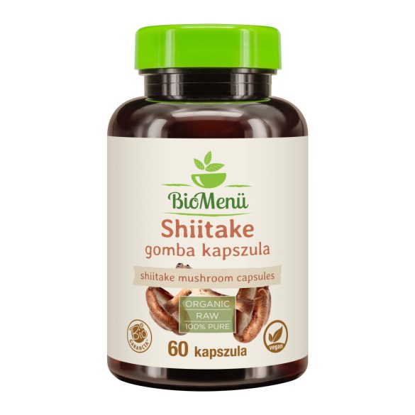 BioMenü bio shiitake gomba kapszula 60 db