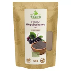 BioMenü BIO Fekete TÖRPEBERKENYE por 125 g - 