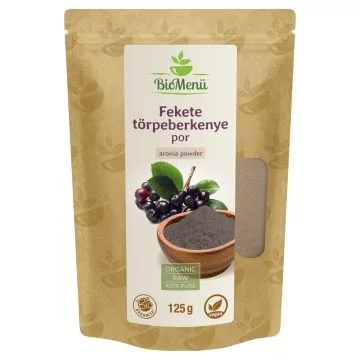 BioMenü BIO Fekete TÖRPEBERKENYE por 125 g - 