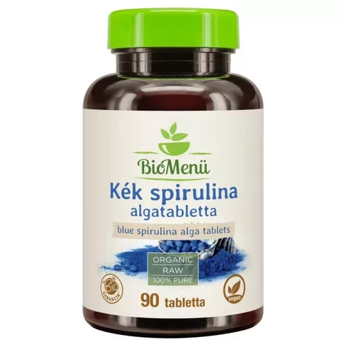 BioMenü bio kék spirulina alga kapszula 90 db - 