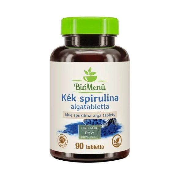 BioMenü bio kék spirulina alga kapszula 90 db