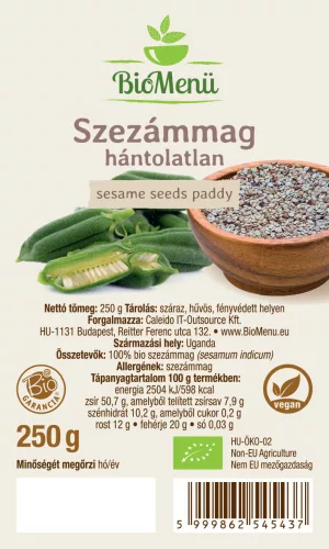 BioMenü BIO SZEZÁMMAG hántolatlan 250 g - 