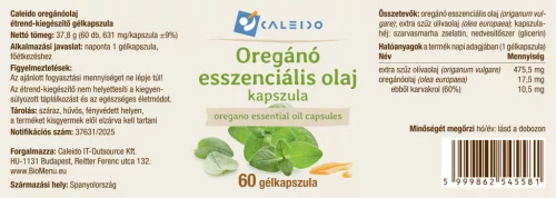 Caleido oregánó esszenciális olaj gélkapszula 60 db - 
