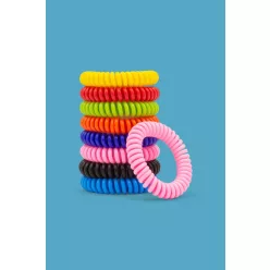 Elysium kullancs- és szúnyogriasztó szilikon karkötő és hajgumi - nyári termékek