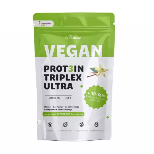 Netamin vegan prot3in triplex ultra fehérjepor kókusz 450 g