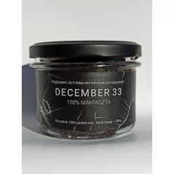 December 33 mákpaszta 100% 200 g – Magvajak, csokikrémek