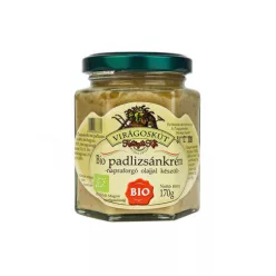 Virágoskút bio padlizsánkrém 170 g - Bio és natúr élelmiszerek
