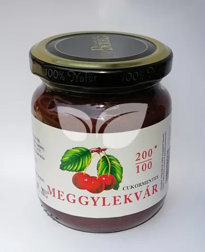 Eredeti szatmári cukormentes meggylekvár 240 g - Bio és natúr élelmiszerek