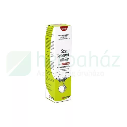 Szent-Györgyi Albert 1000Mg C-Vitamin Pezsgőtabletta Cukorral És Édesítőszerek 20Db - 
