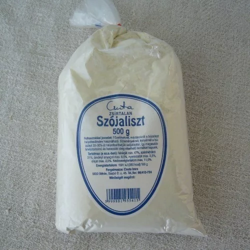 Csuta zsírtalan szójaliszt 500 g - Bio és natúr élelmiszerek