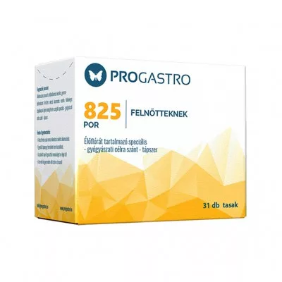 Progastro 825 por felnőtteknek élőflórát tartalmazó étrend-kiegészítő készítmény 31 tasak - Bio és natúr étrendkiegészítők