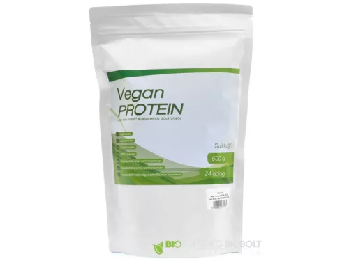 Vegan Protein borsófehérje izolátumból vaníilia 600 g - Bio és natúr étrendkiegészítők