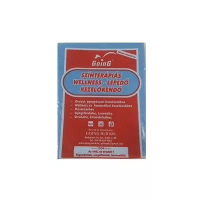 Going színterápiás wellness lepedő közép kék - Bio és natúr kozmetikumok