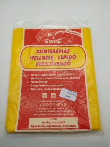 Going színterápiás wellness lepedő sárga - Bio és natúr kozmetikumok
