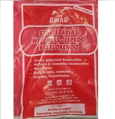 Going színterápiás wellness lepedő bordó 1 db - Bio és natúr kozmetikumok