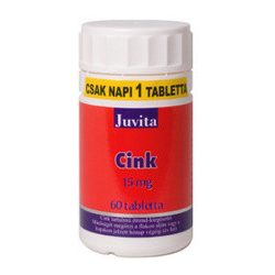 Jutavit cink 15mg tabletta 60 db