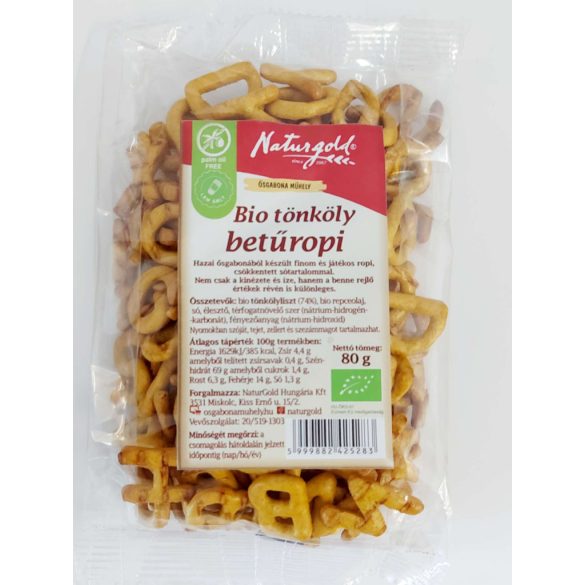 NATURGOLD TÖNK BETŰROPI 80G