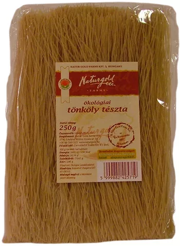 Naturgold bio tönköly tészta cérnametélt 250 g - Bio és natúr élelmiszerek