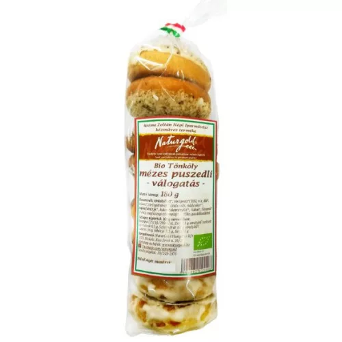 Naturgold bio tönköly mézes puszedli válogatás 180 g - 