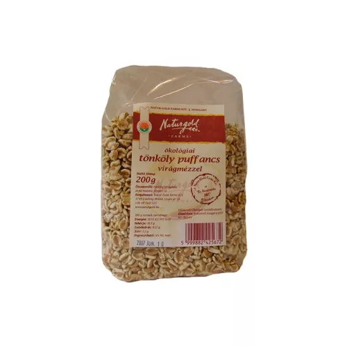 Naturgold bio tönköly puffancs mézes 200 g - Bio és natúr élelmiszerek