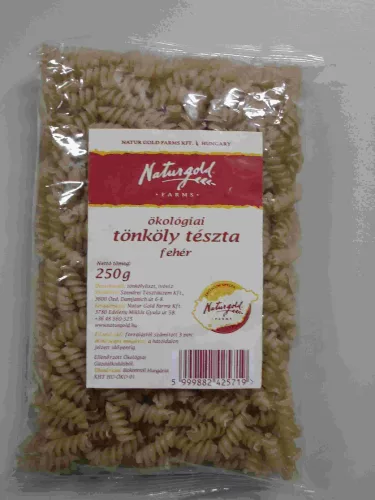 Naturgold Bio Tönköly Tészta Orsó  250 g - Bio és natúr élelmiszerek