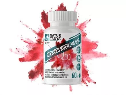 Naturtanya szerves koenzim q10 fermentált növényi ubikon tabletta 60 db - Bio és natúr étrendkiegészítők