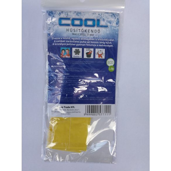 Coolmax Cool Hűsítőkendő - citromsárga 1 db