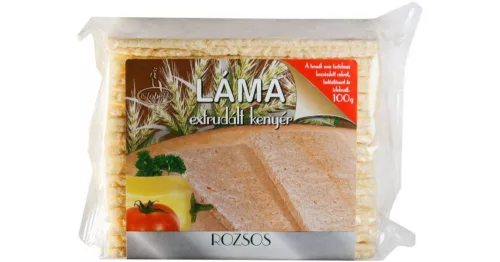 Láma extrudált kenyér rozsos 100 g - Bio és natúr élelmiszerek