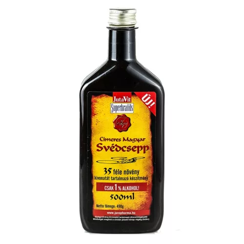 Jutavit címeres magyar svédcsepp 500 ml - Bio és natúr étrendkiegészítők