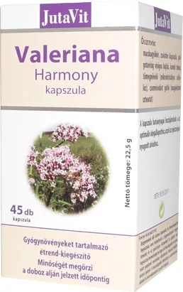Jutavit valeriana harmony kapszula 45 db - Bio és natúr étrendkiegészítők