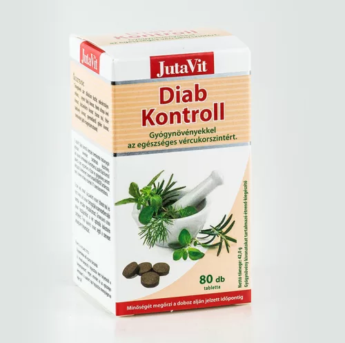 Jutavit diab kontroll tabletta 80 db - Bio és natúr étrendkiegészítők