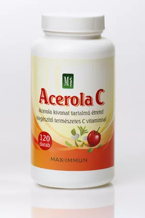 Max-Immun acerola c kapszula 120 db - Bio és natúr étrendkiegészítők