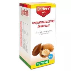 DR.HERZ ARGÁNOLAJ 100% HIDEGEN SAJTOLT 50 ml - Bio és natúr étrendkiegészítők