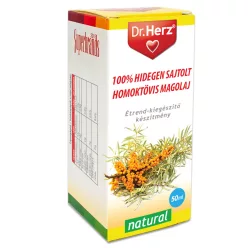 DR.HERZ 100% HIDEGEN SAJTOLT HOMOKTÖVIS MAGOLAJ 50 ml - Bio és natúr étrendkiegészítők