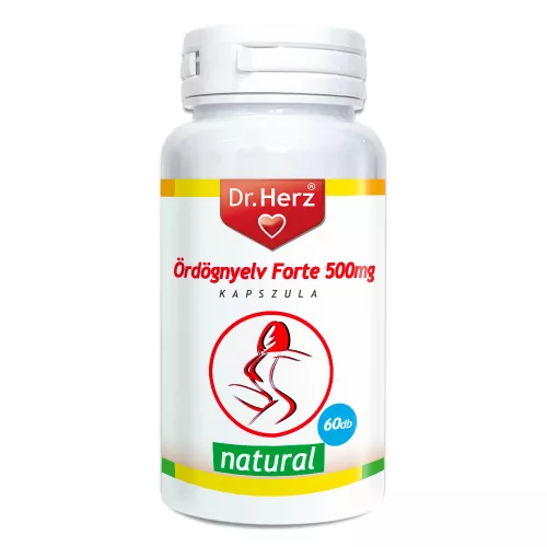 Dr.herz ördögnyelv forte 500 mg kapszula 60 db - Bio és natúr étrendkiegészítők