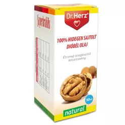 DR.HERZ DIÓBÉL OLAJ 100% HIDEGEN SAJTOLT 50 ml - Bio és natúr étrendkiegészítők
