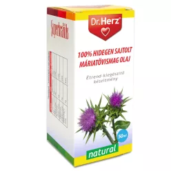 Dr.herz máriatövismag olaj 100% hidegen sajtolt 50 ml - Bio és natúr étrendkiegészítők