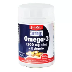 Jutavit omega-3 halolaj + e-vitamin 1200 mg 100 db - Bio és natúr étrendkiegészítők
