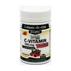 Jutavit c-vitamin 500 mg+d3+csipkebogyó kivonattal 45 db - Bio és natúr étrendkiegészítők