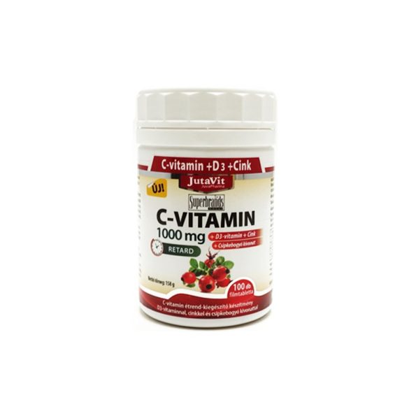 Jutavit c-vitamin 1000 mg+d3+cink 100 db