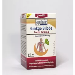 Jutavit ginkgo biloba 120mg + magnézium 150mg 50 db - Bio és natúr étrendkiegészítők